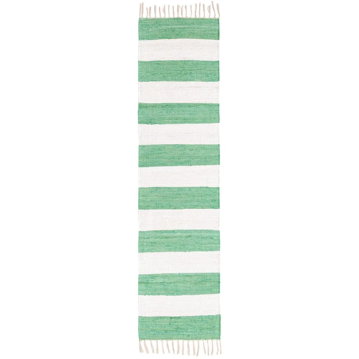 Solid/Striped Emaburn Collection Area Rug