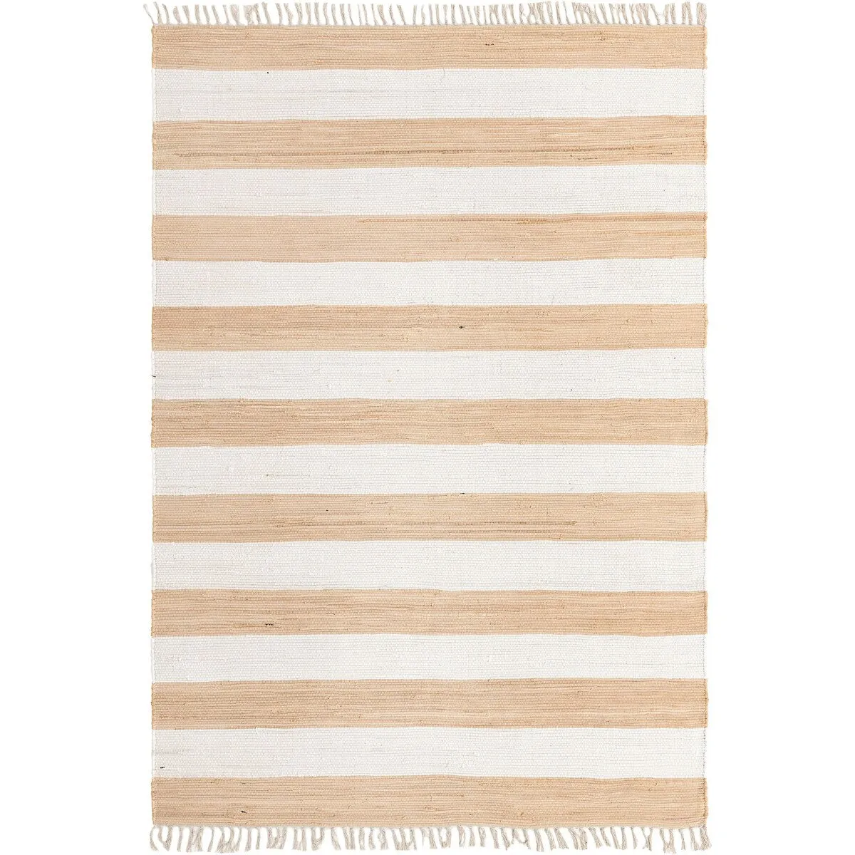Solid/Striped Emaburn Collection Area Rug
