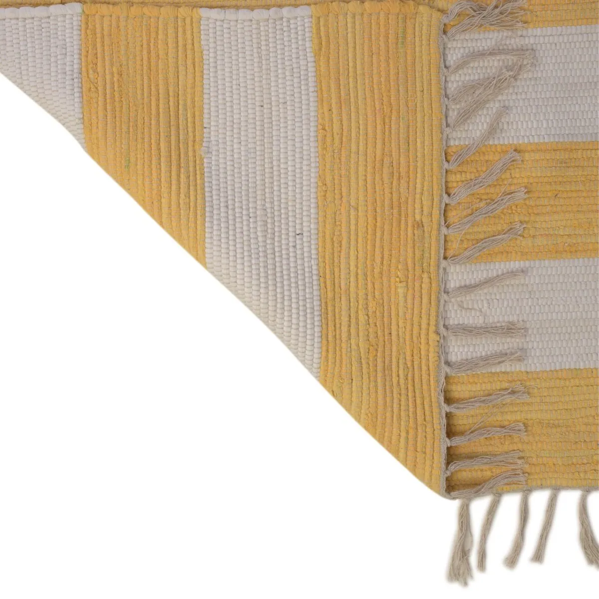 Solid/Striped Emaburn Collection Area Rug