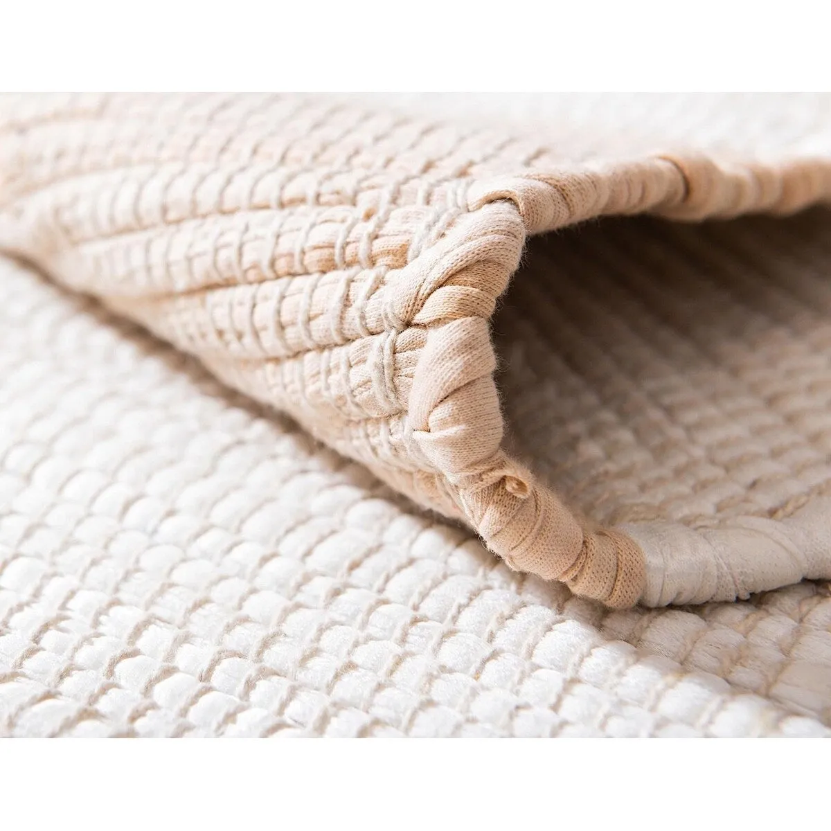 Solid/Striped Emaburn Collection Area Rug