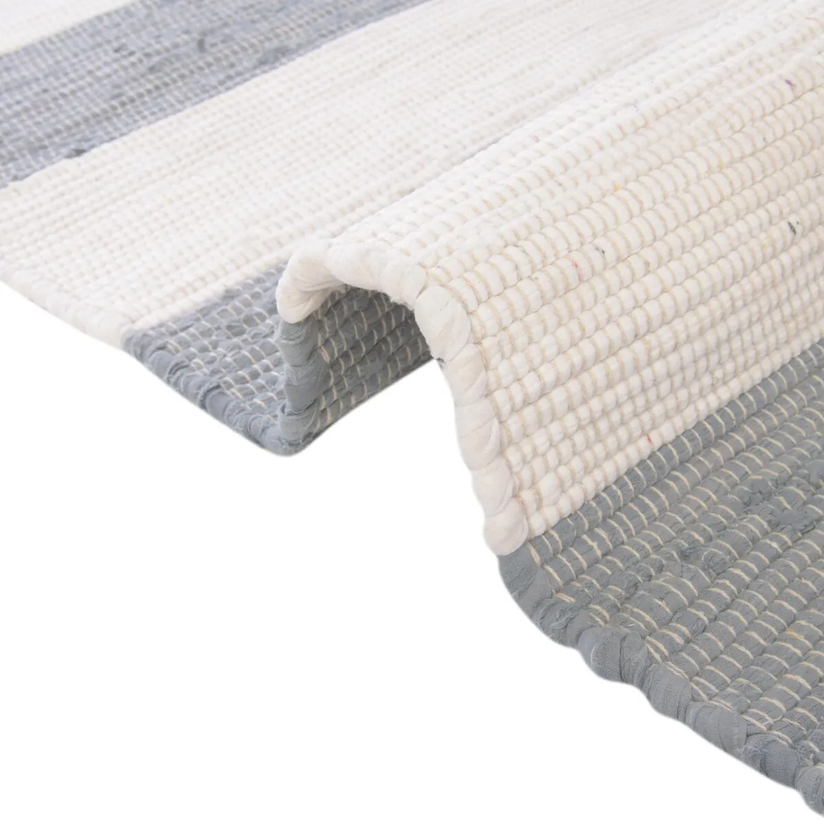 Solid/Striped Emaburn Collection Area Rug