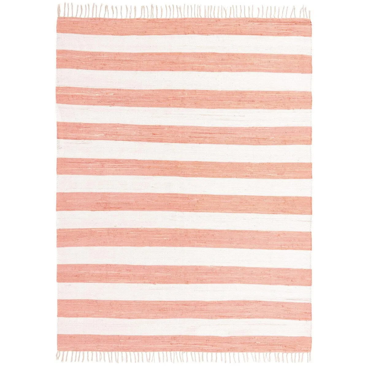 Solid/Striped Emaburn Collection Area Rug