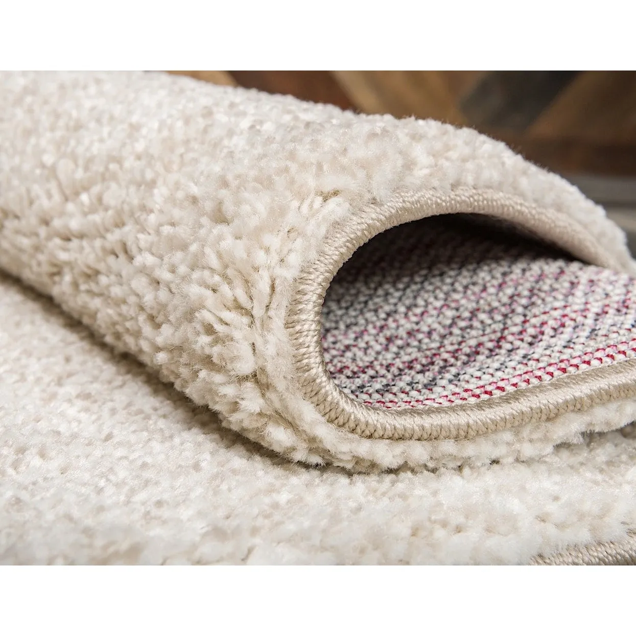 Solid/Striped Zoit Collection Area Rug