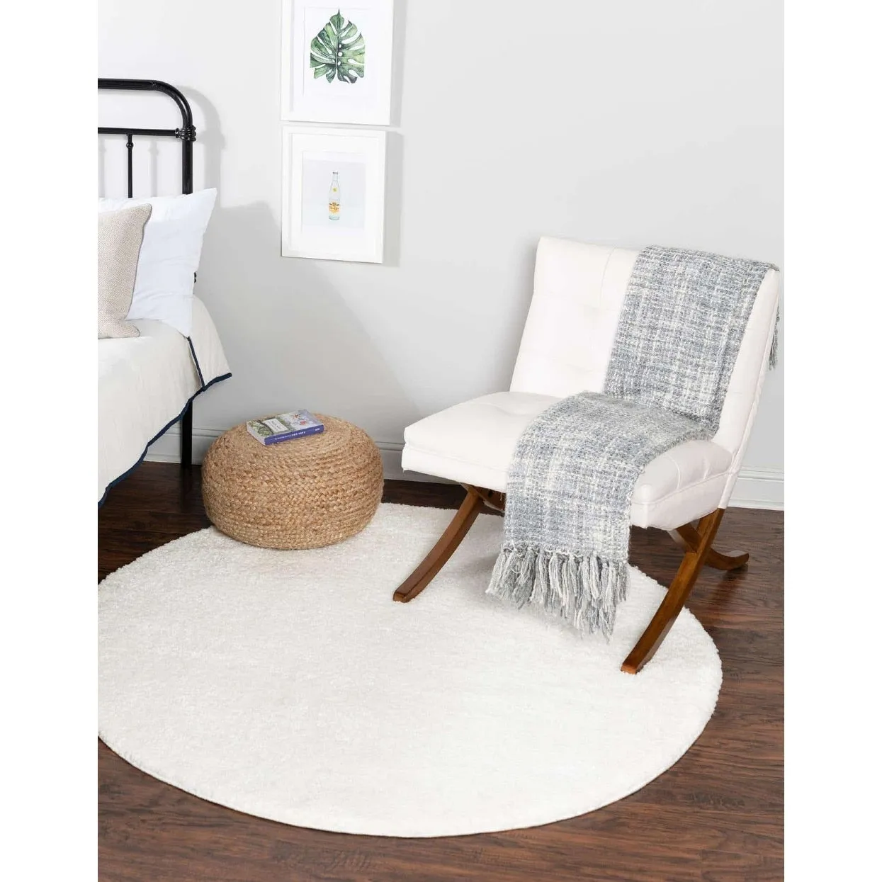 Solid/Striped Zoit Collection Area Rug