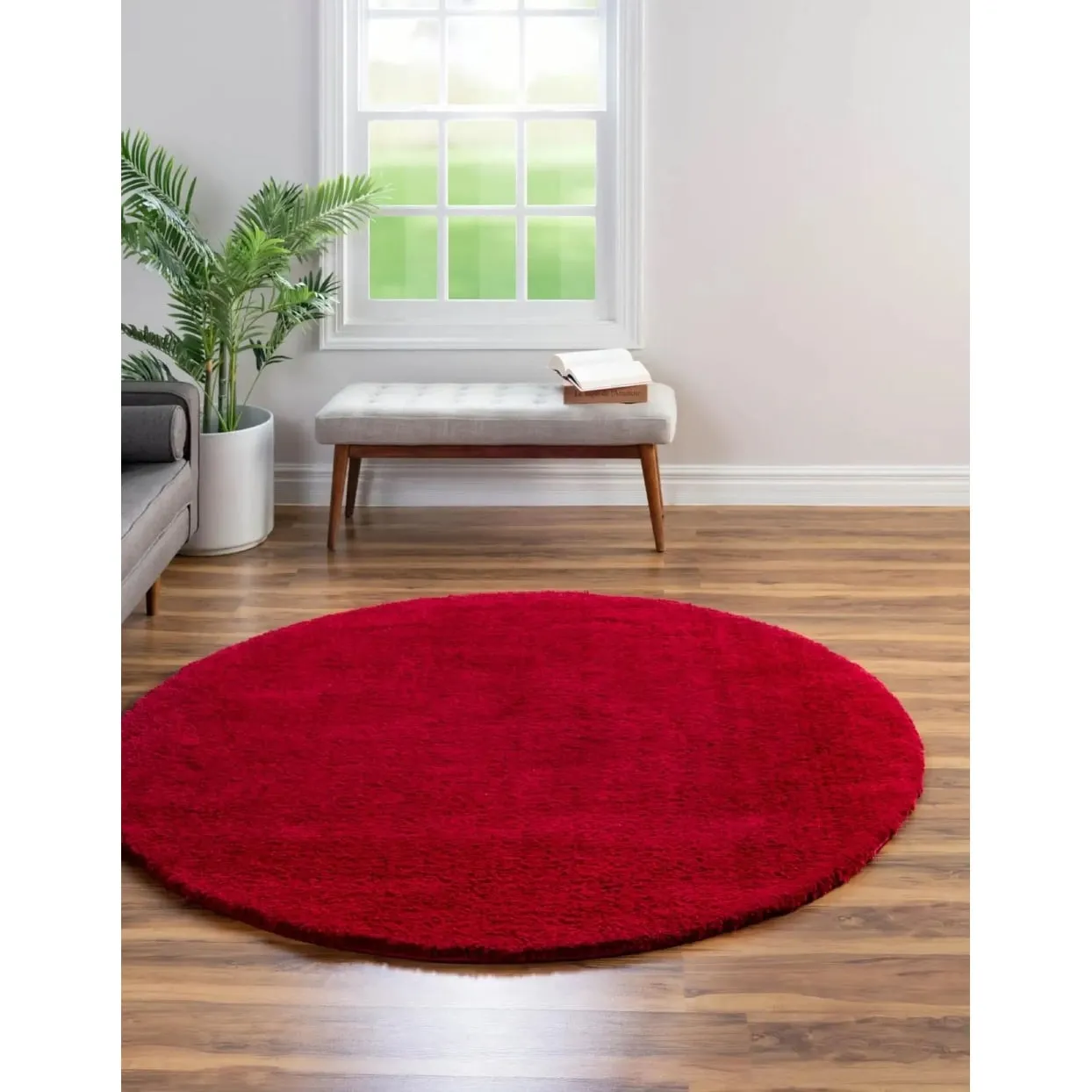 Solid/Striped Zoit Collection Area Rug