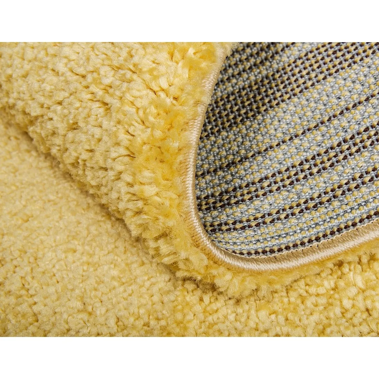 Solid/Striped Zoit Collection Area Rug