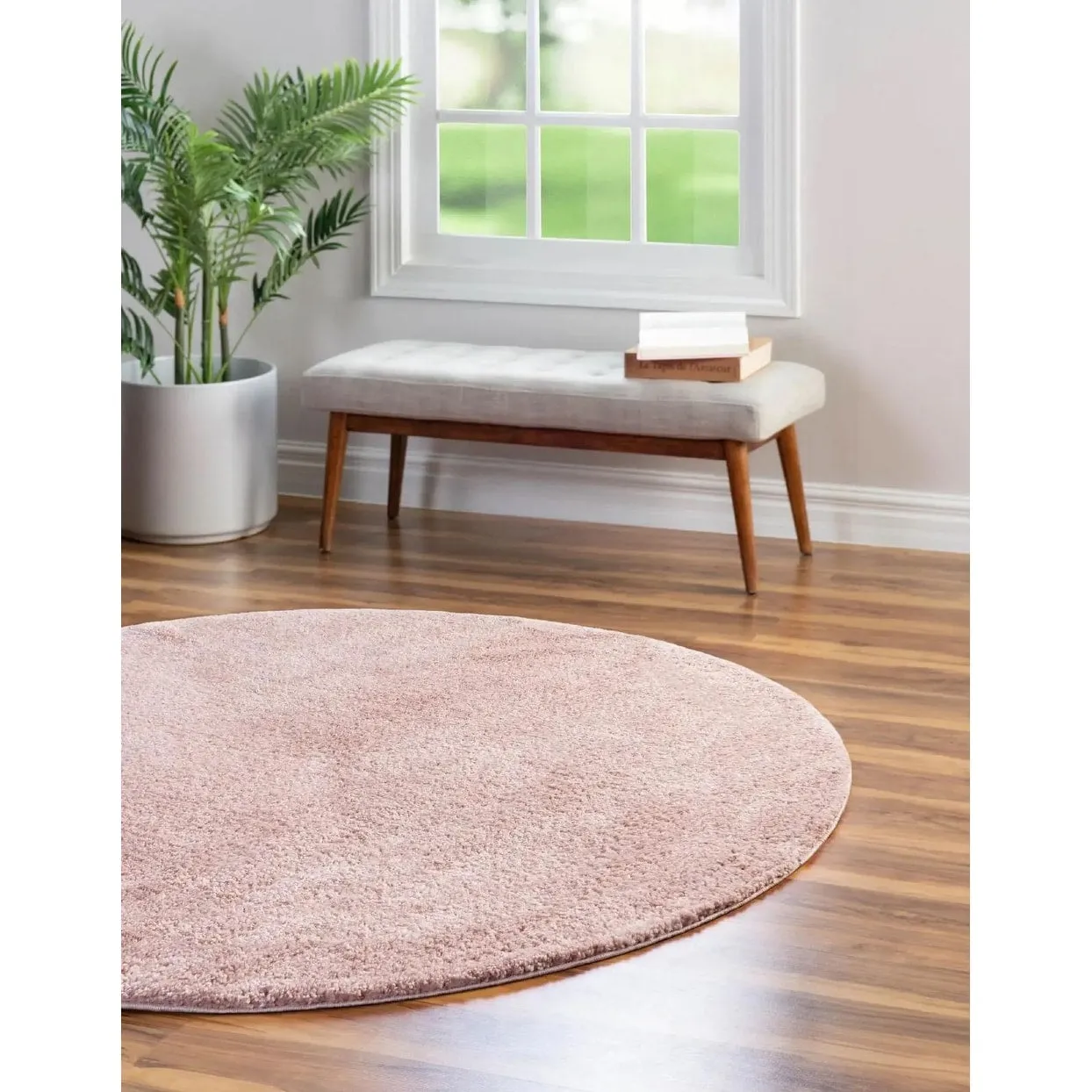 Solid/Striped Zoit Collection Area Rug