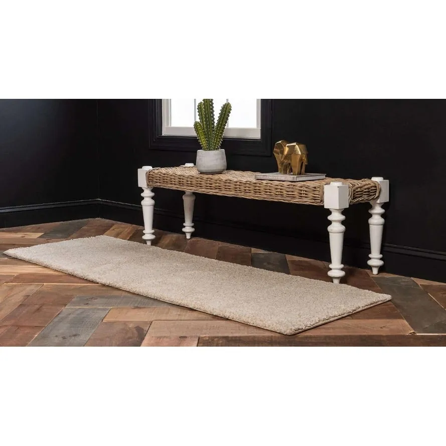 Solid/Striped Zoit Collection Area Rug