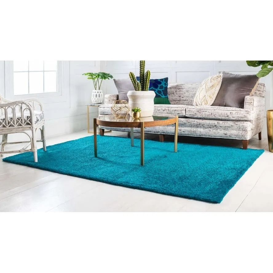 Solid/Striped Zoit Collection Area Rug