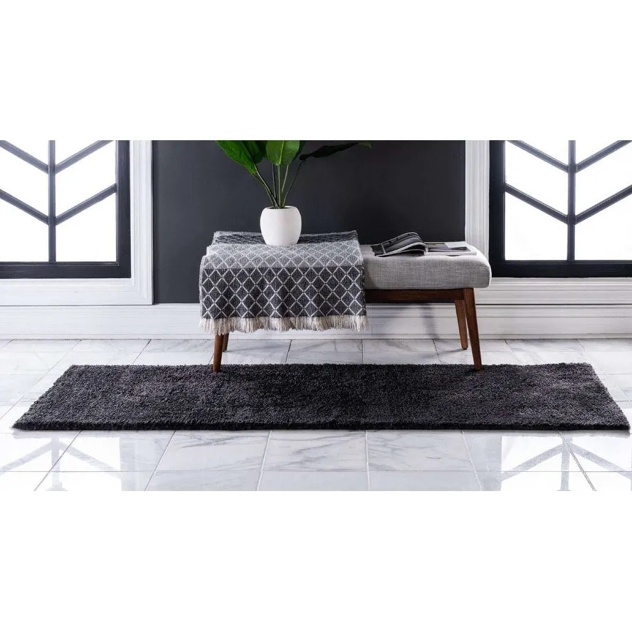 Solid/Striped Zoit Collection Area Rug