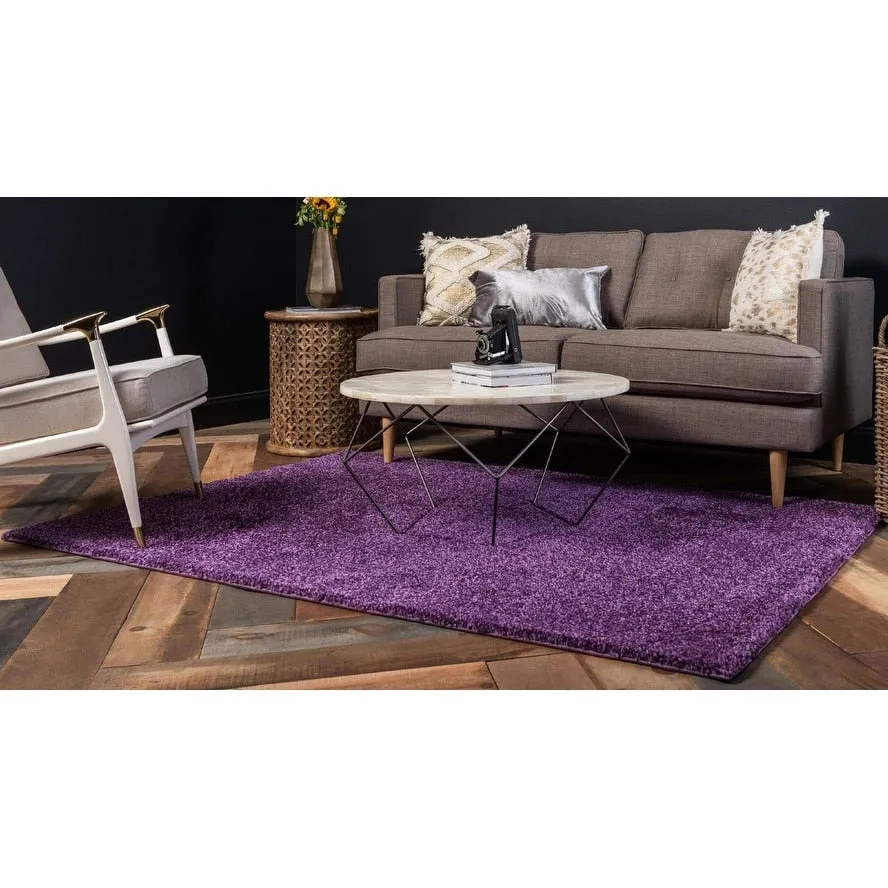 Solid/Striped Zoit Collection Area Rug