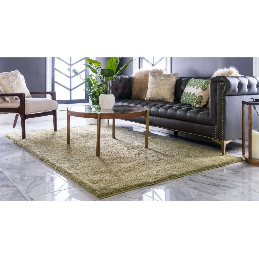 Solid/Striped Zoit Collection Area Rug
