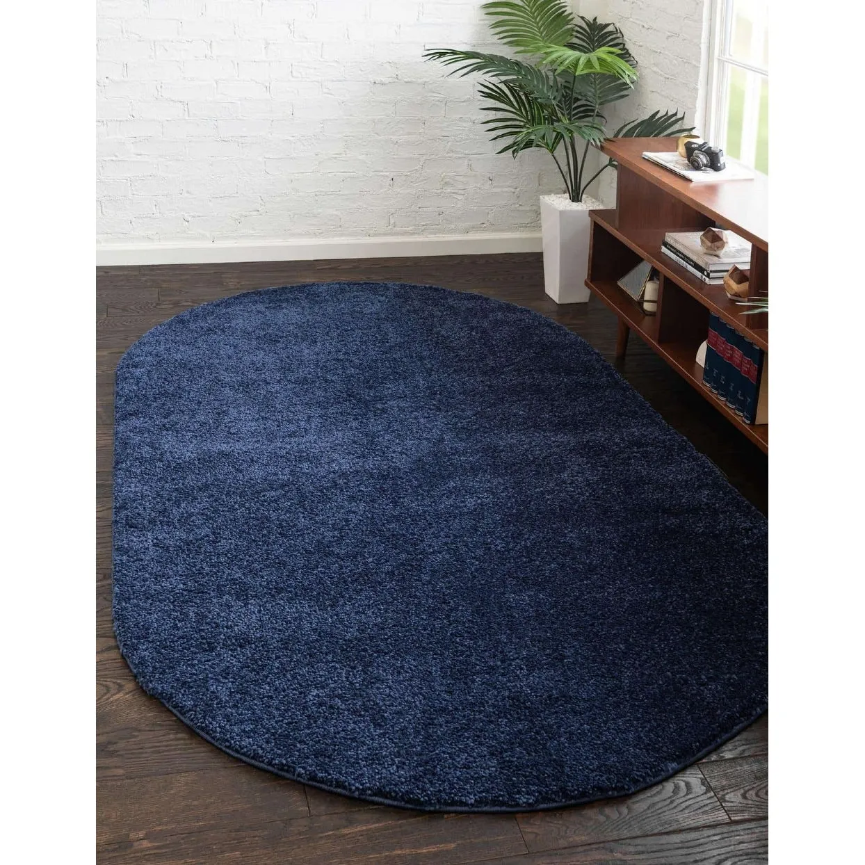 Solid/Striped Zoit Collection Area Rug