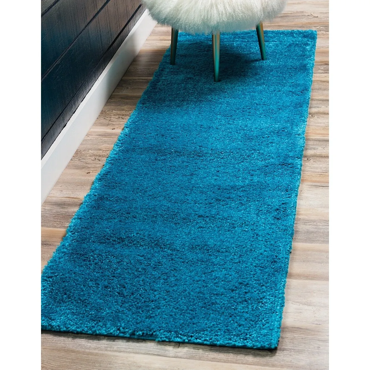 Solid/Striped Zoit Collection Area Rug