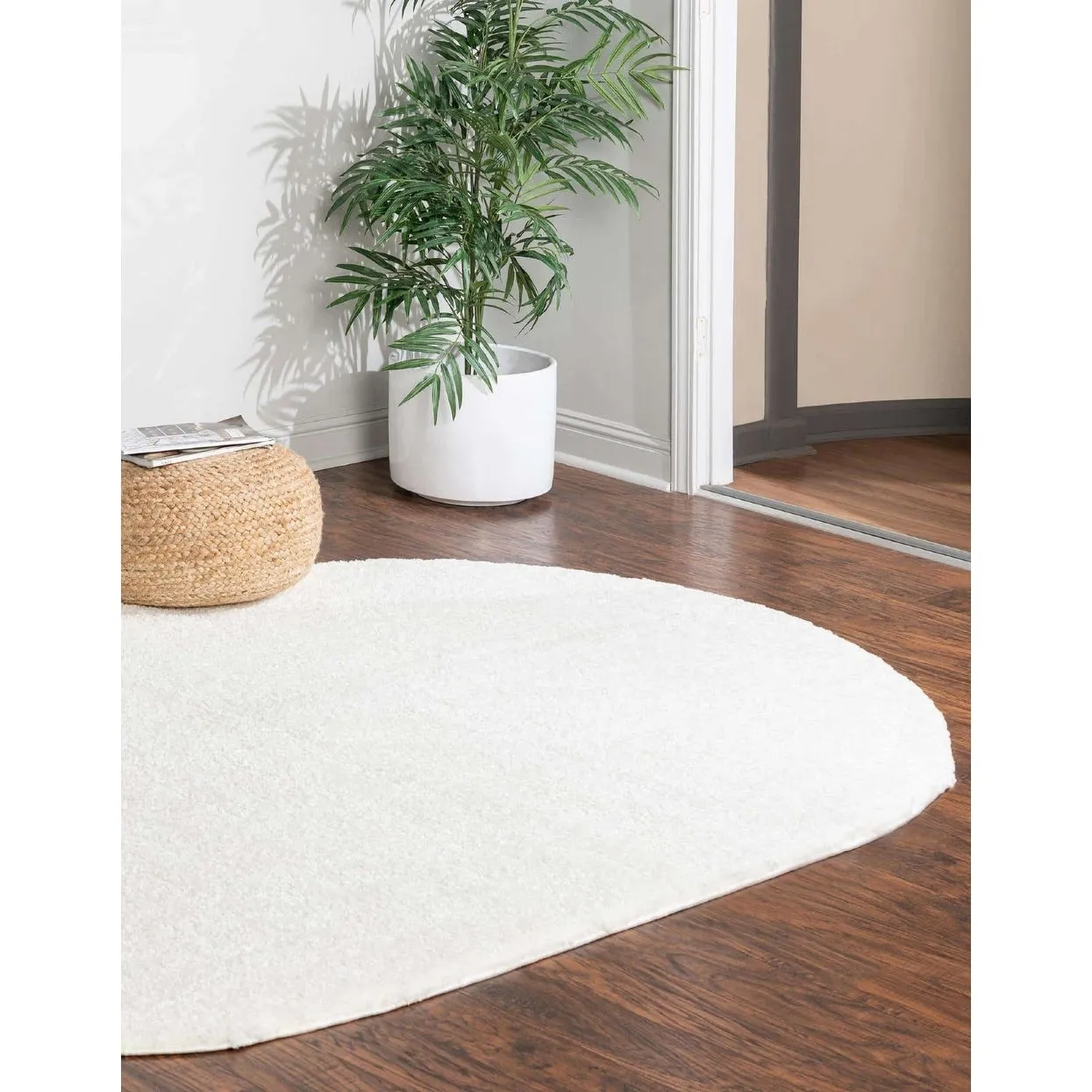 Solid/Striped Zoit Collection Area Rug