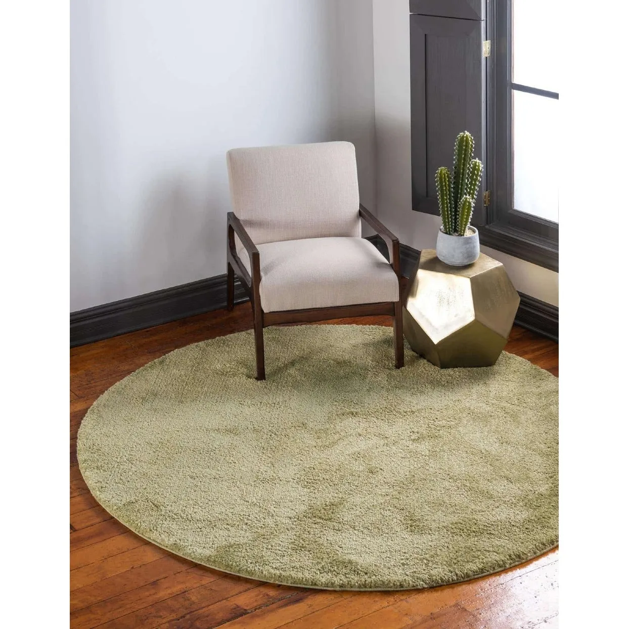 Solid/Striped Zoit Collection Area Rug