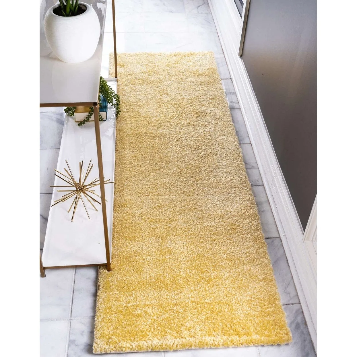 Solid/Striped Zoit Collection Area Rug