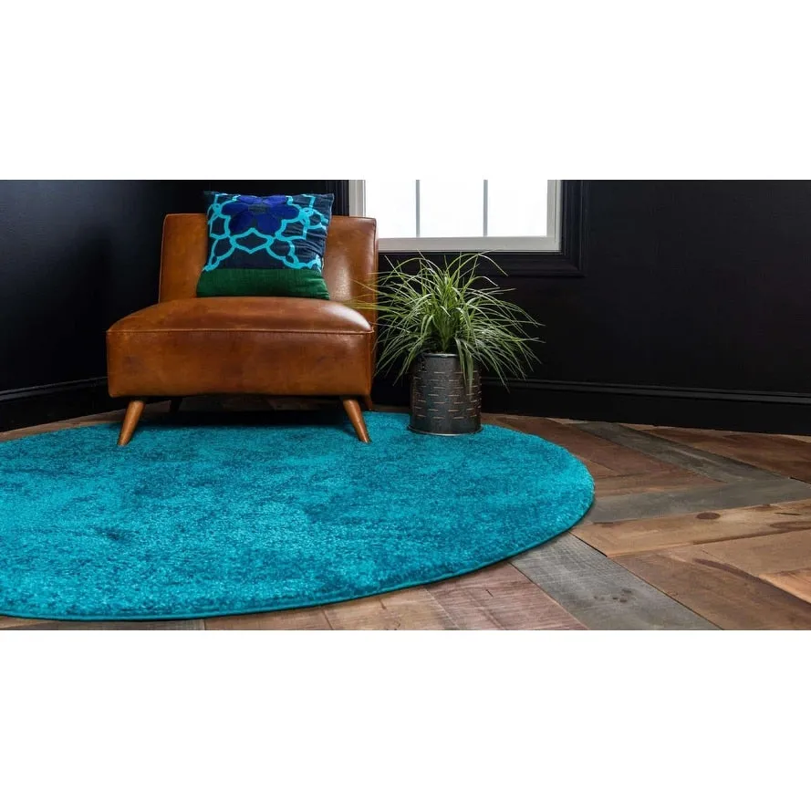 Solid/Striped Zoit Collection Area Rug