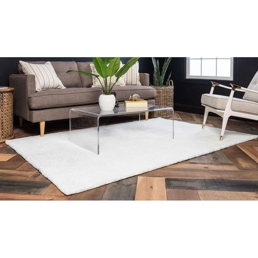 Solid/Striped Zoit Collection Area Rug