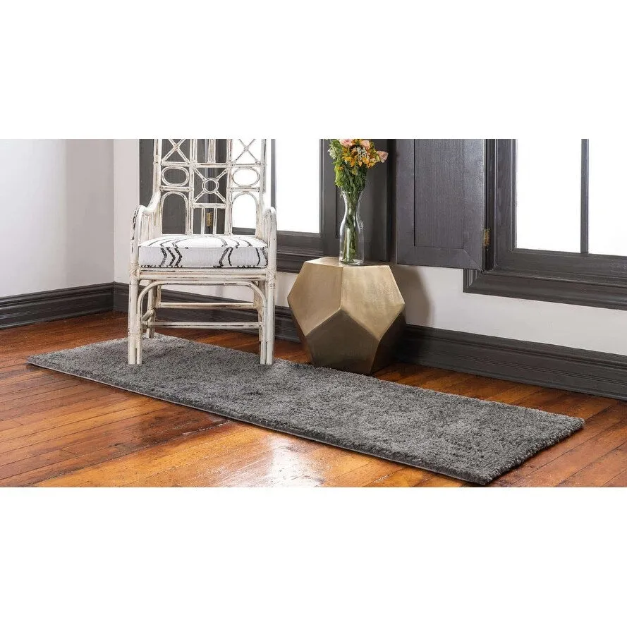 Solid/Striped Zoit Collection Area Rug