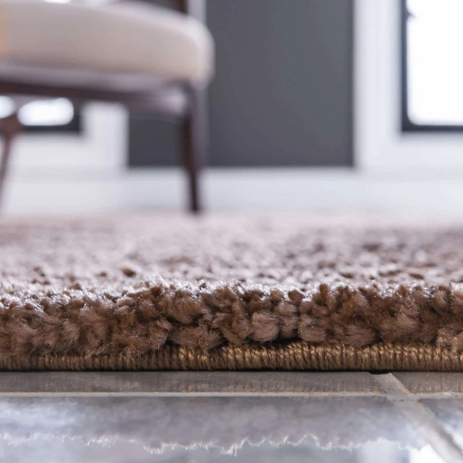 Solid/Striped Zoit Collection Area Rug