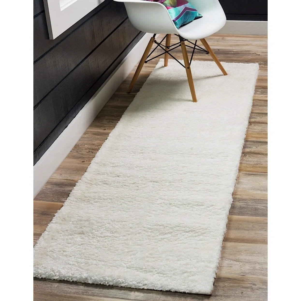 Solid/Striped Zoit Collection Area Rug