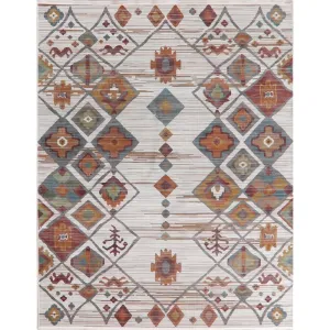 Southwest Distressed Geometric Vintage Style Turkish Area Rugs Bedroom