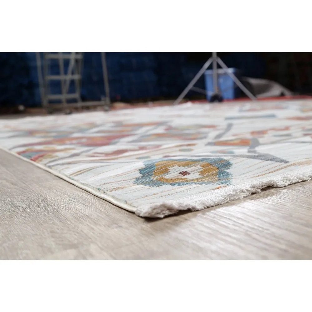 Southwest Distressed Geometric Vintage Style Turkish Area Rugs Bedroom