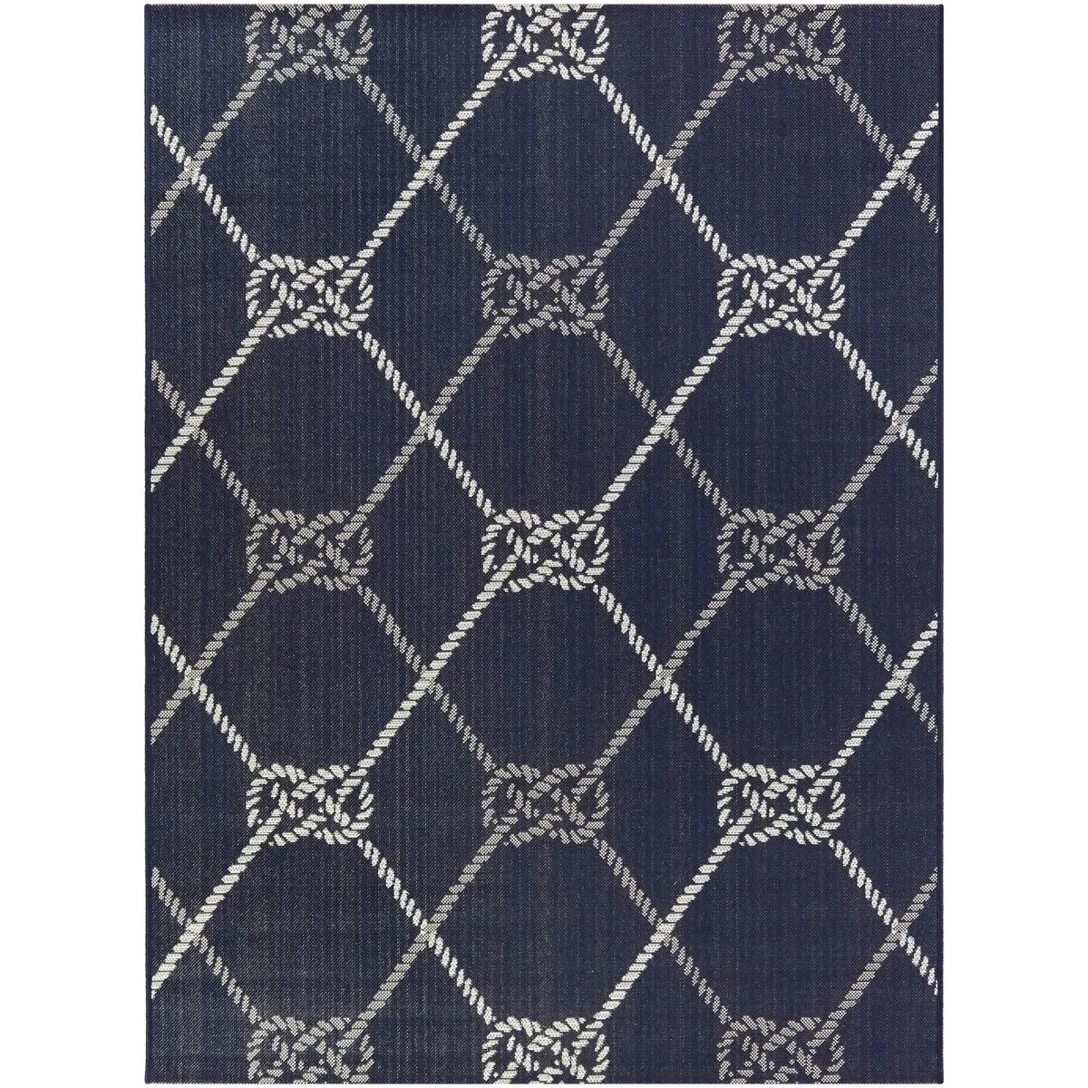 Spence Nautical Trellis Indoor/Outdoor Area Rug