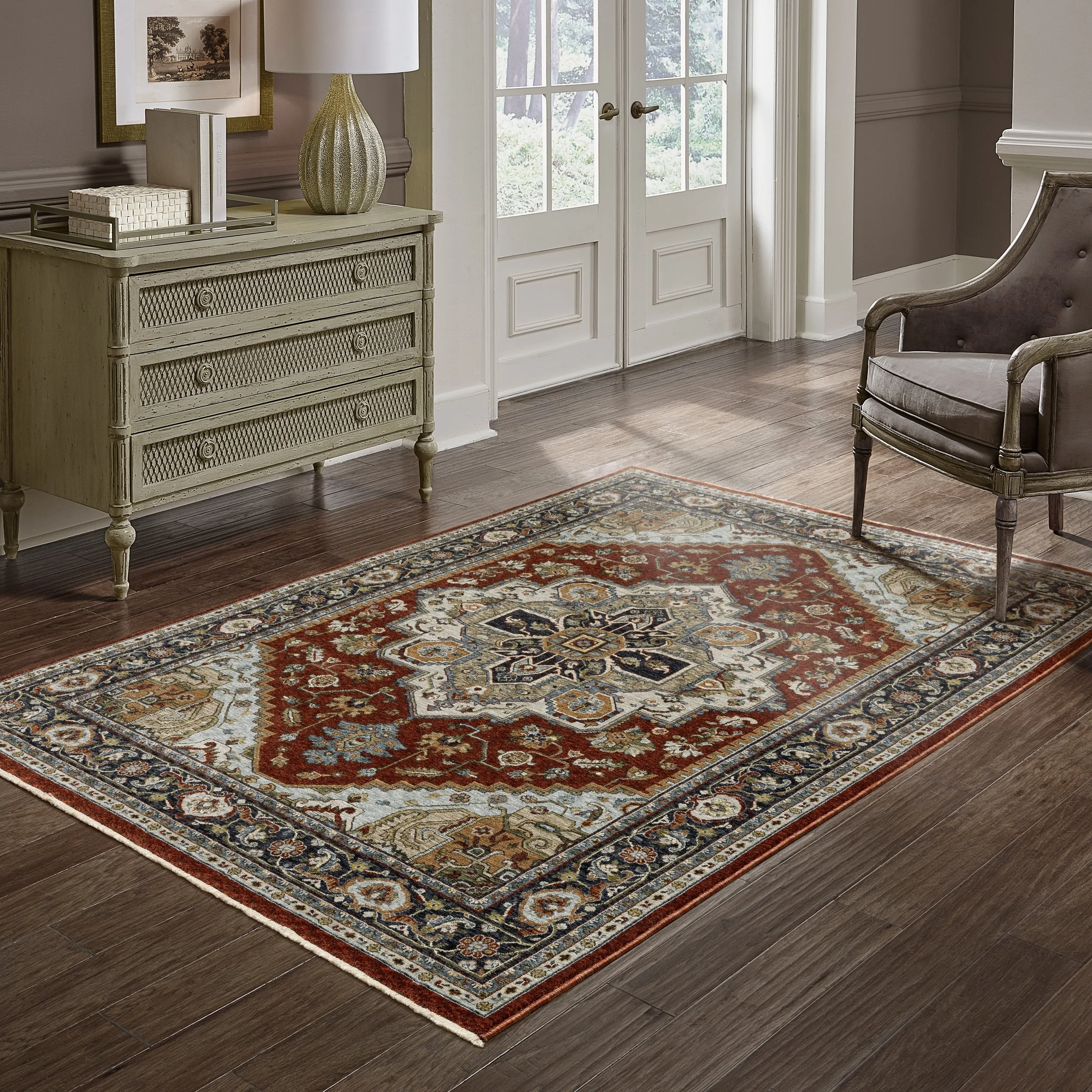Style Haven Amelie Persian Medallion Indoor Area Rug