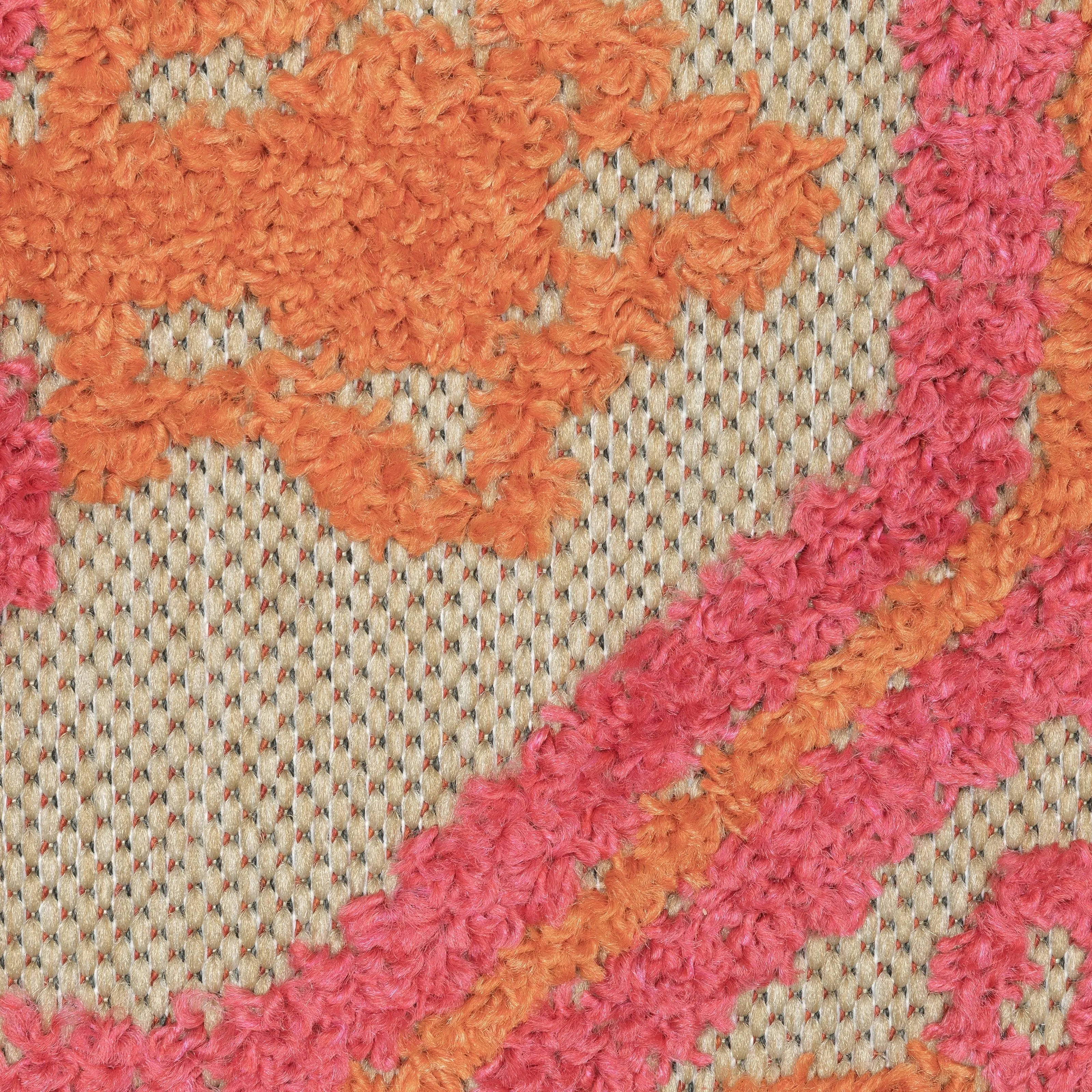 Style Haven Cara Mixed Pile Floral Medallions Indoor/ Outdoor Area Rug