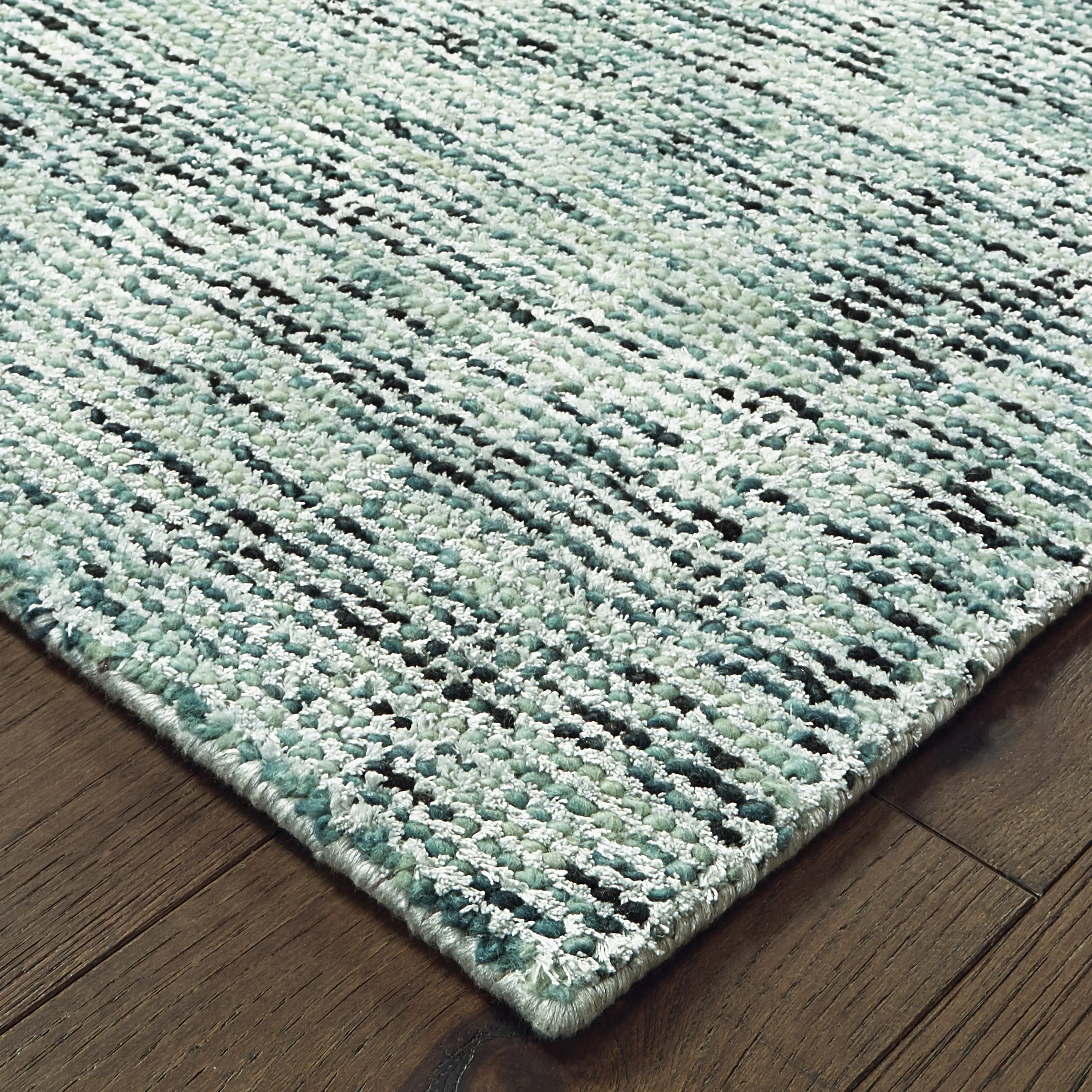 Style Haven Langley Hand-tufted Wool and Viscose Shaded Solid Area Rug