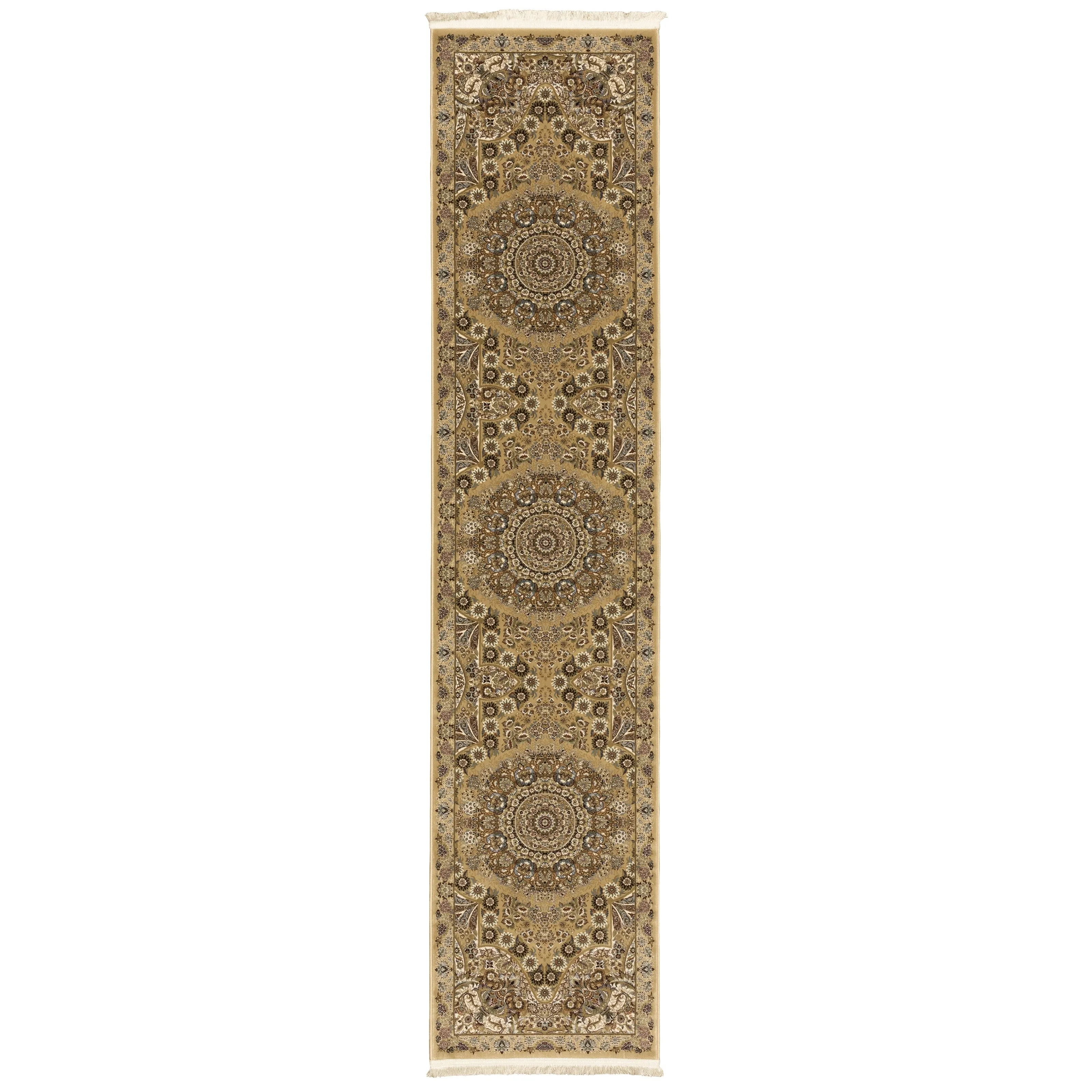 Style Haven Manchester Traditional Medallion Fringed Area Rug