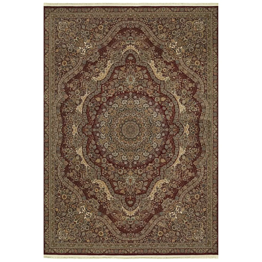Style Haven Manchester Traditional Medallion Fringed Area Rug
