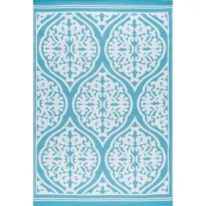 Sundown Beach Floral Indoor/Outdoor Area Rug