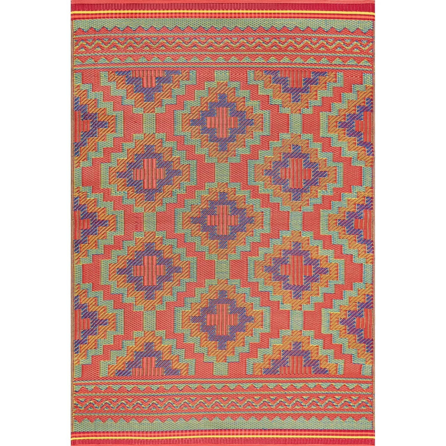 Sundown Moroccan Abstract Indoor/Outdoor Area Rug