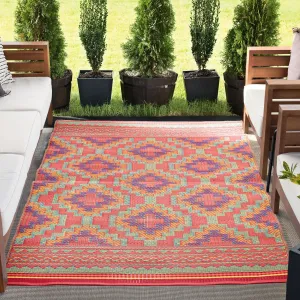 Sundown Moroccan Abstract Indoor/Outdoor Area Rug