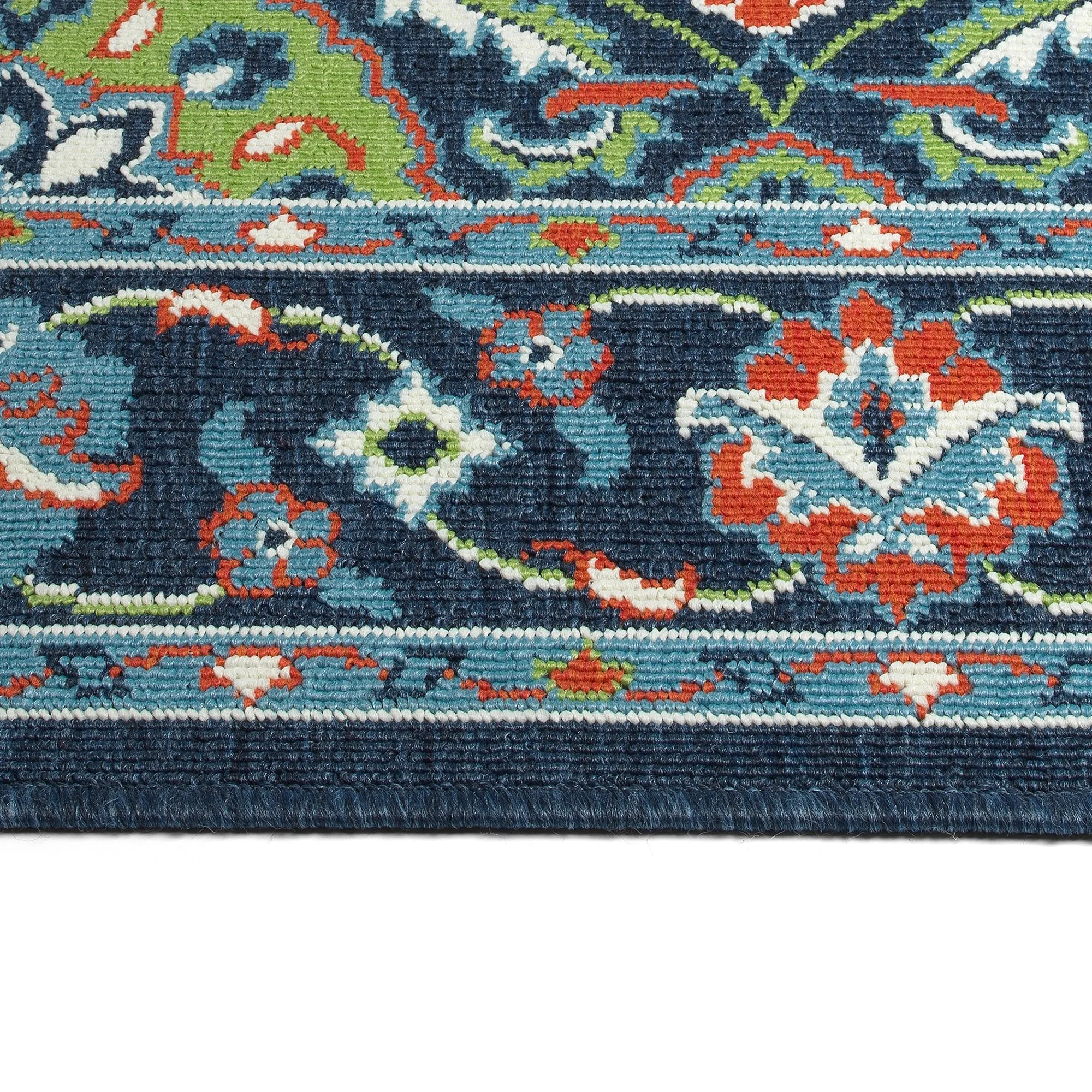 Sunice Traditional Oriental Floral Pattern Indoor/ Outdoor Area Rug