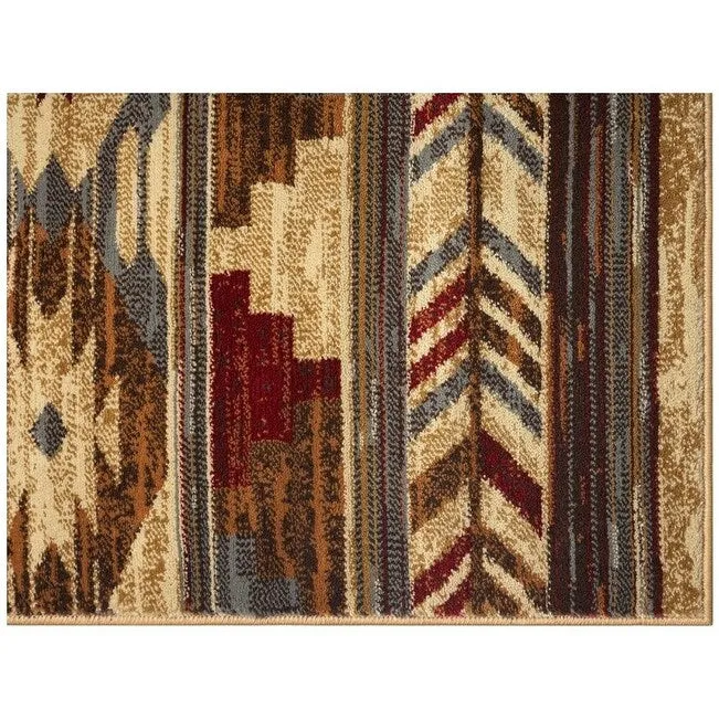 Sunset Valley Sierra Multi Southwest Lodge Area Rug