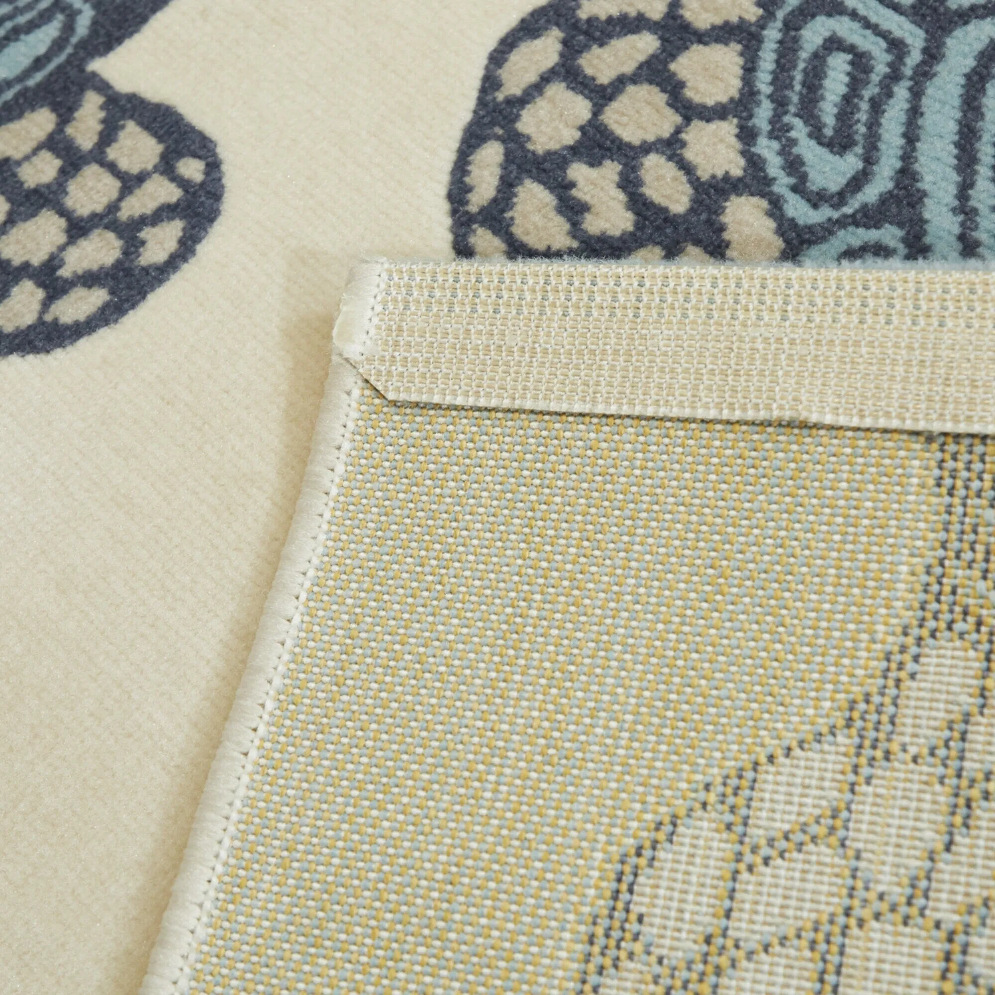 Swimming Sea Turtle Area Rug