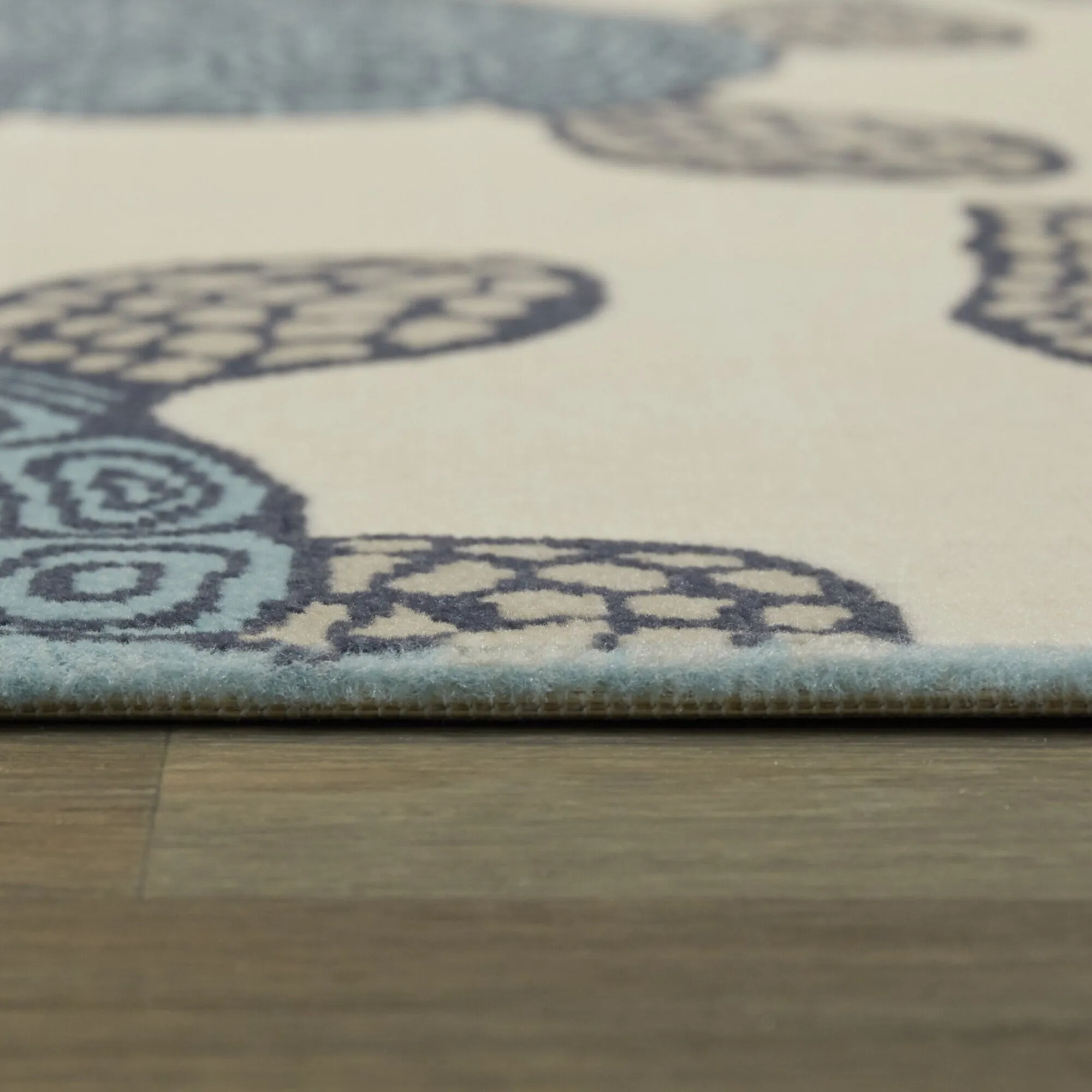 Swimming Sea Turtle Area Rug