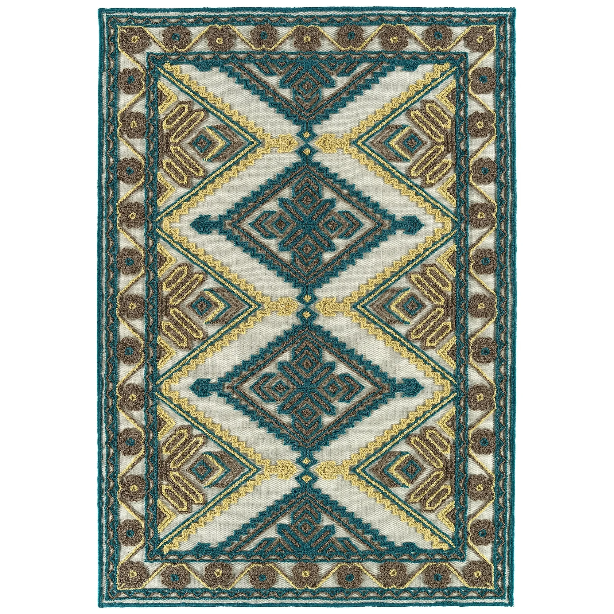 TDW04 Tamara Day Warwick Multi Hand Tufted Indoor Area Rug