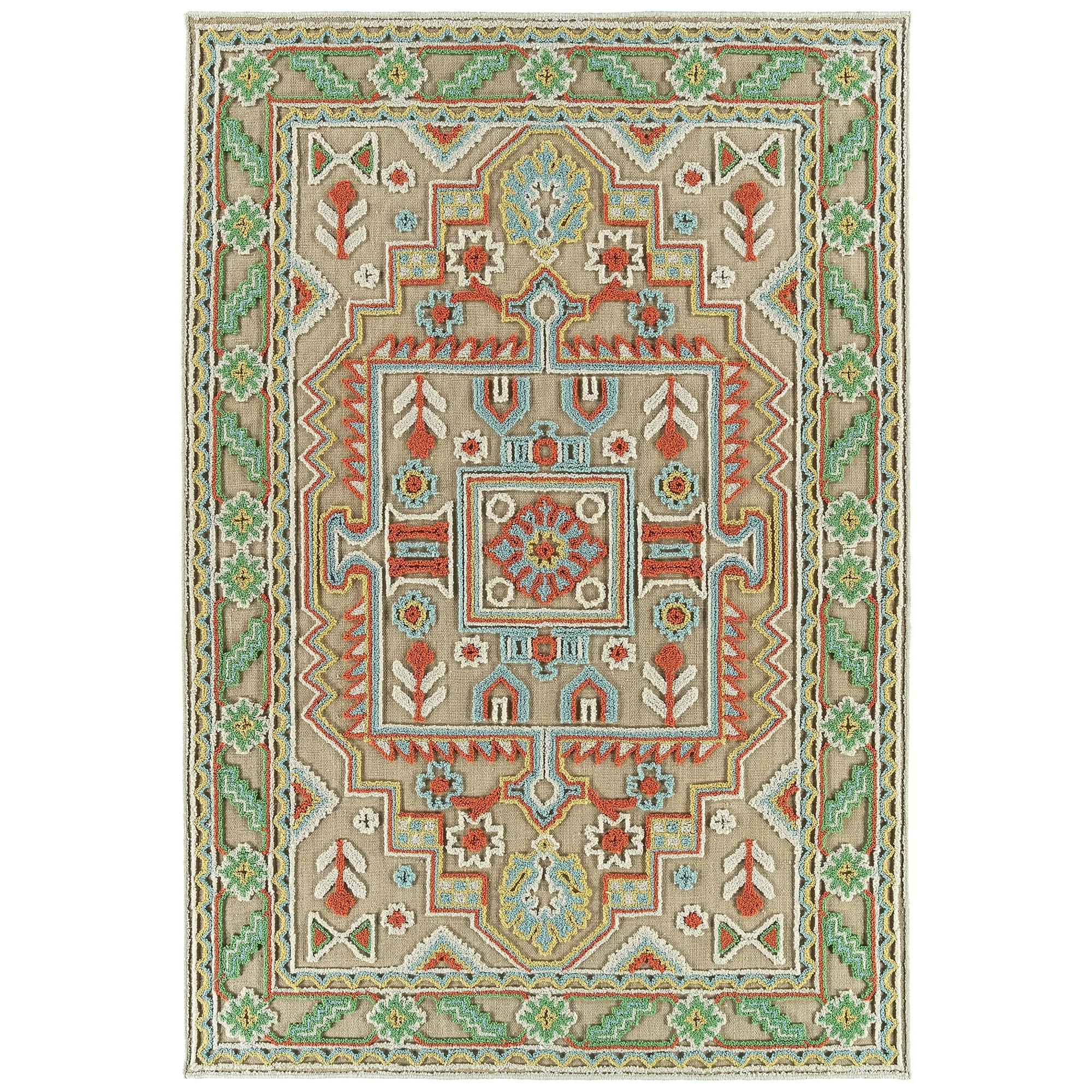 TDW04 Tamara Day Warwick Multi Hand Tufted Indoor Area Rug