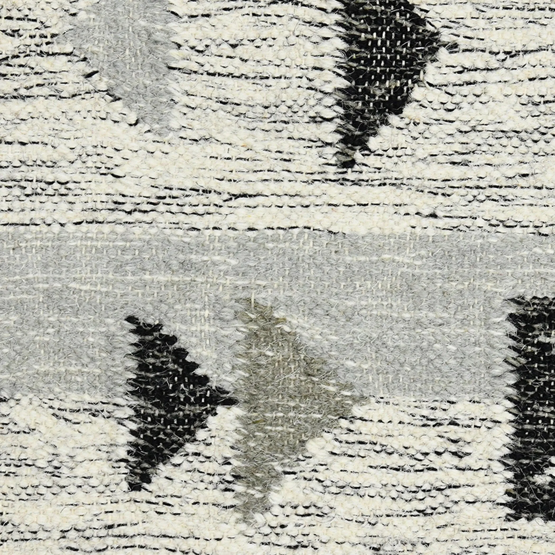 The Curated Nomad Southwestern Silver Flatweave Area Rug