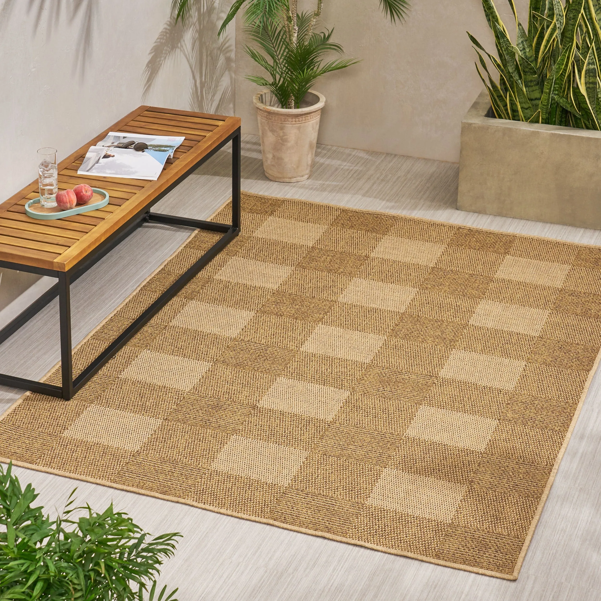 Tokota Indoor/Outdoor Area Rug by Christopher Knight Home