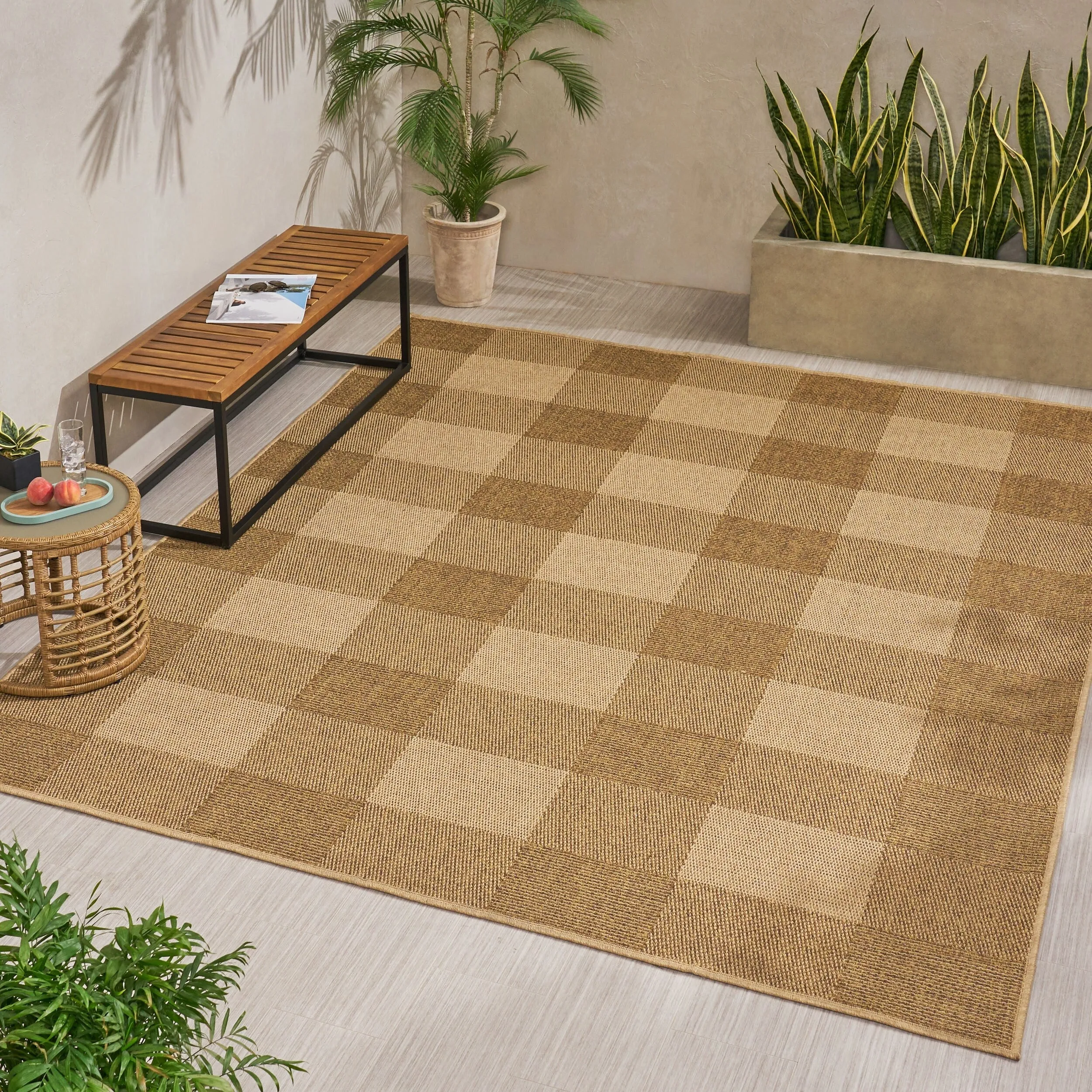 Tokota Indoor/Outdoor Area Rug by Christopher Knight Home