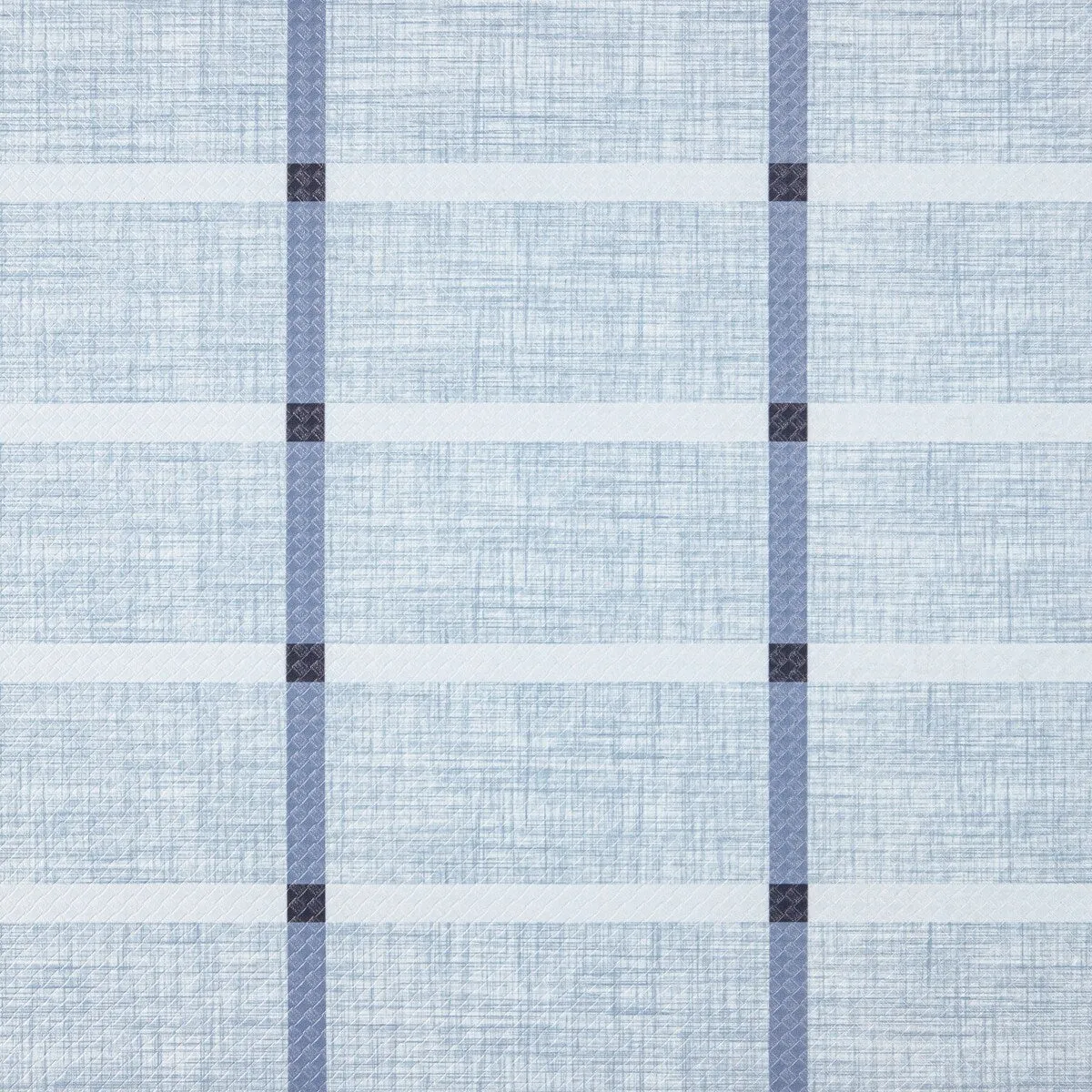 TOWN & COUNTRY BASICS Windowpane Plaid Anti Fatigue Kitchen Mat Non-Slip Backing