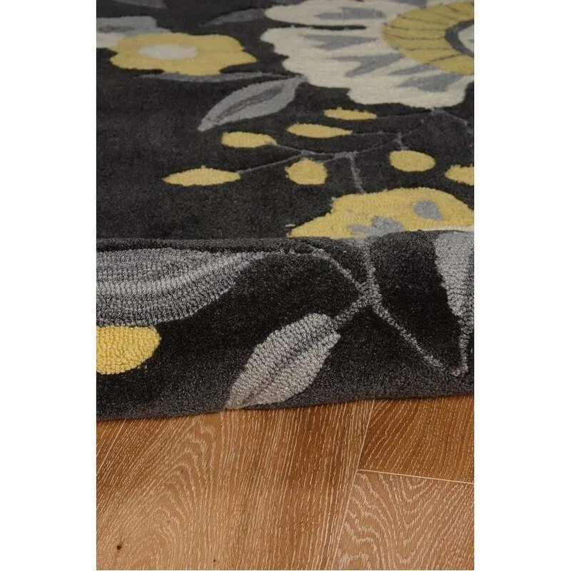 Trinity Wildflower Grey/Yellow - 8' x10'