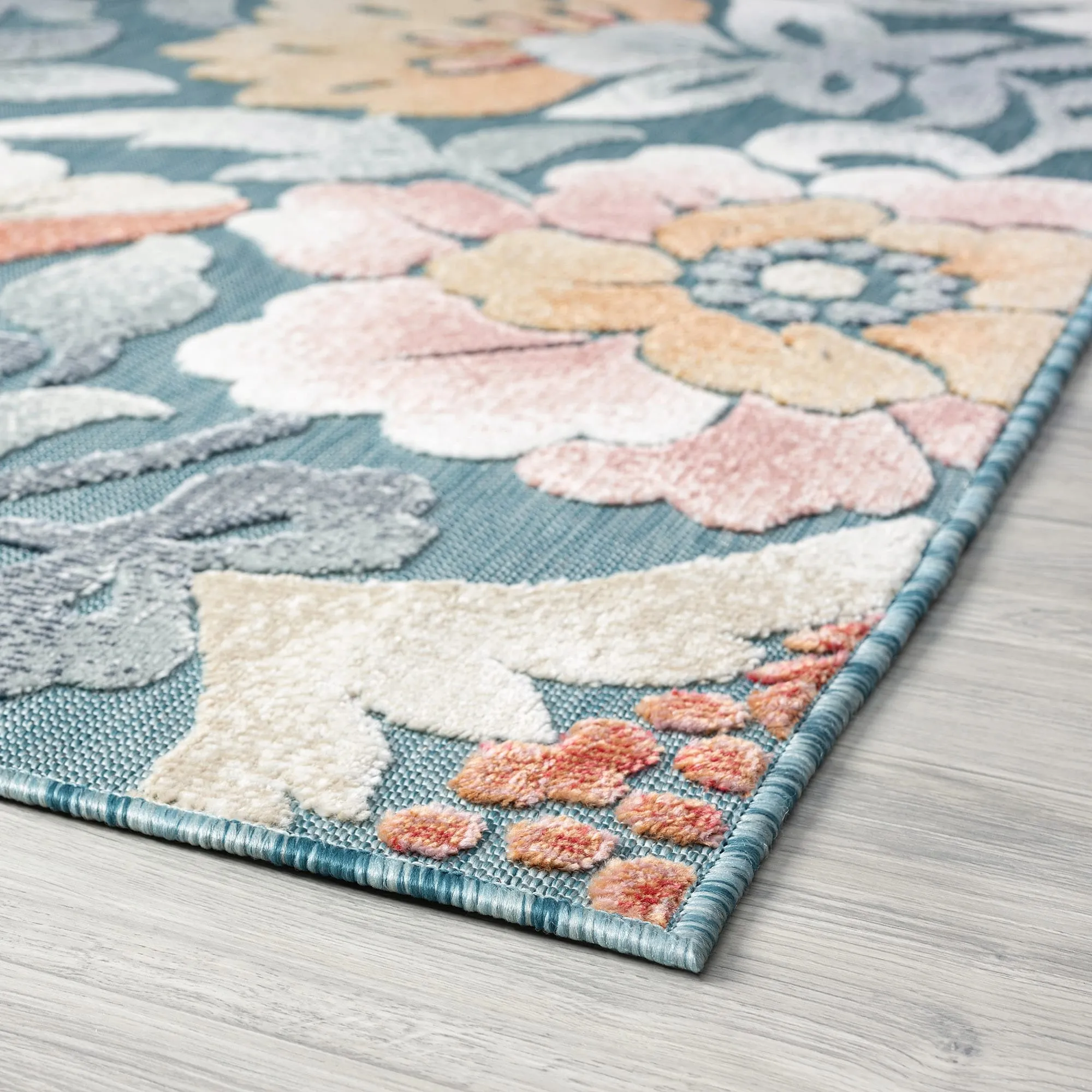 Tropicana Tropical Floral Indoor/Outdoor Area Rug