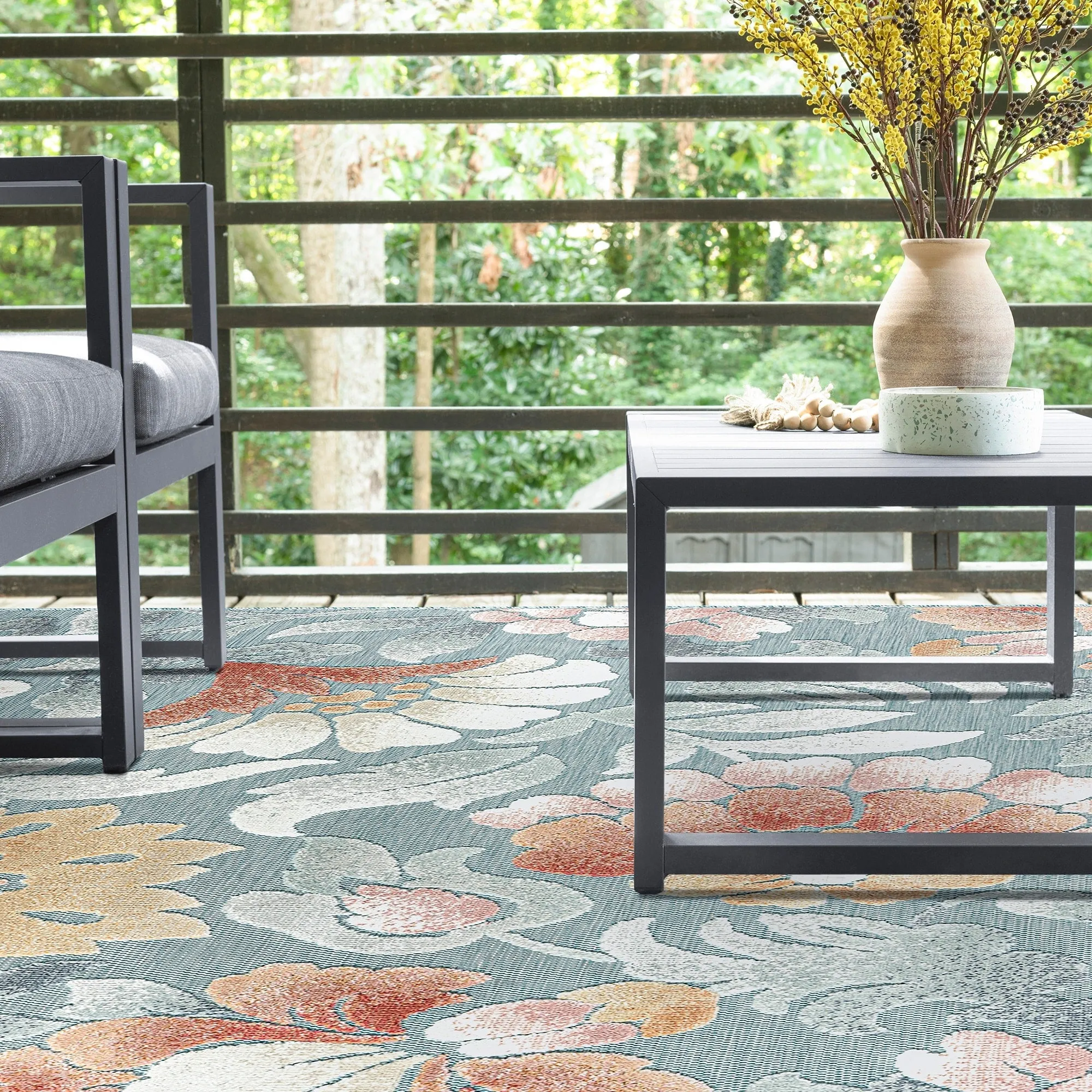 Tropicana Tropical Floral Indoor/Outdoor Area Rug